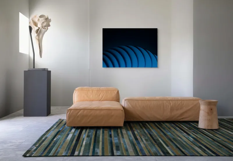 Tablou Canvas, "Umbrele unduitoare ale albastrului infinit", 100 x 70 cm – poza 7