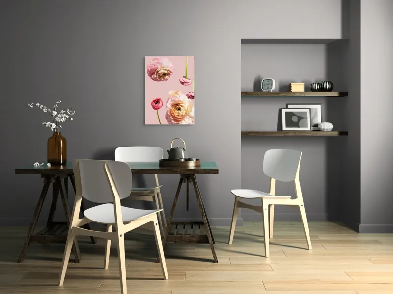 Tablou Canvas, "Splendoarea florilor de ranunculus pastelat", 50 x 70 cm – poza 5