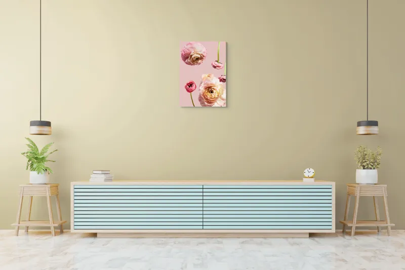 Tablou Canvas, "Splendoarea florilor de ranunculus pastelat", 50 x 70 cm – poza 6