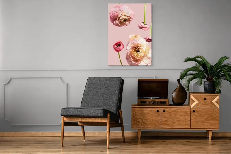 Tablou Canvas, "Splendoarea florilor de ranunculus pastelat", 70 x 100 cm – poza 6