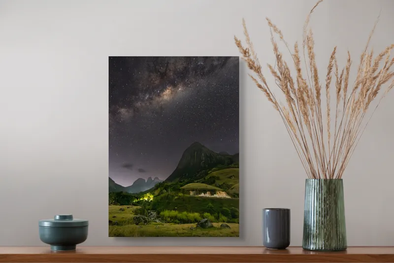 Tablou Canvas, "Luminile tainice ale universului umbrit", 39 x 54 cm – poza 3