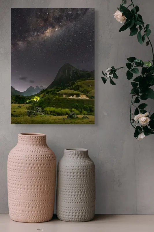 Tablou Canvas, "Luminile tainice ale universului umbrit", 39 x 54 cm – poza 6