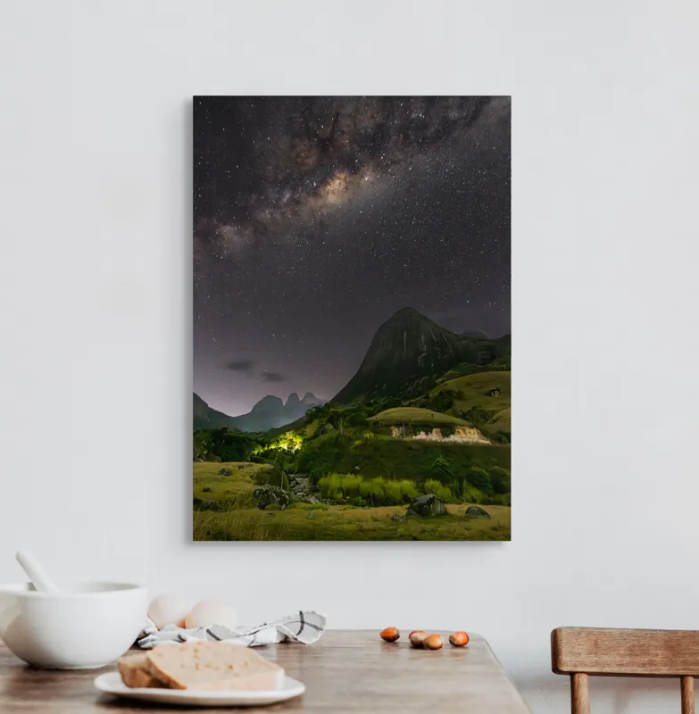 Tablou Canvas, "Luminile tainice ale universului umbrit", 50 x 70 cm – poza 3