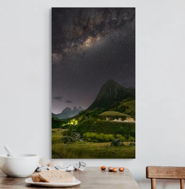Tablou Canvas, "Luminile tainice ale universului umbrit", 50 x 90 cm – poza 3