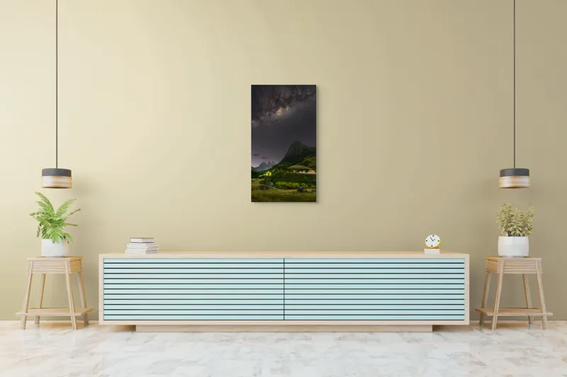 Tablou Canvas, "Luminile tainice ale universului umbrit", 50 x 90 cm – poza 6