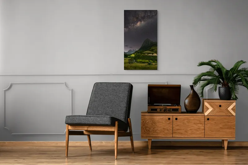 Tablou Canvas, "Luminile tainice ale universului umbrit", 50 x 90 cm – poza 8