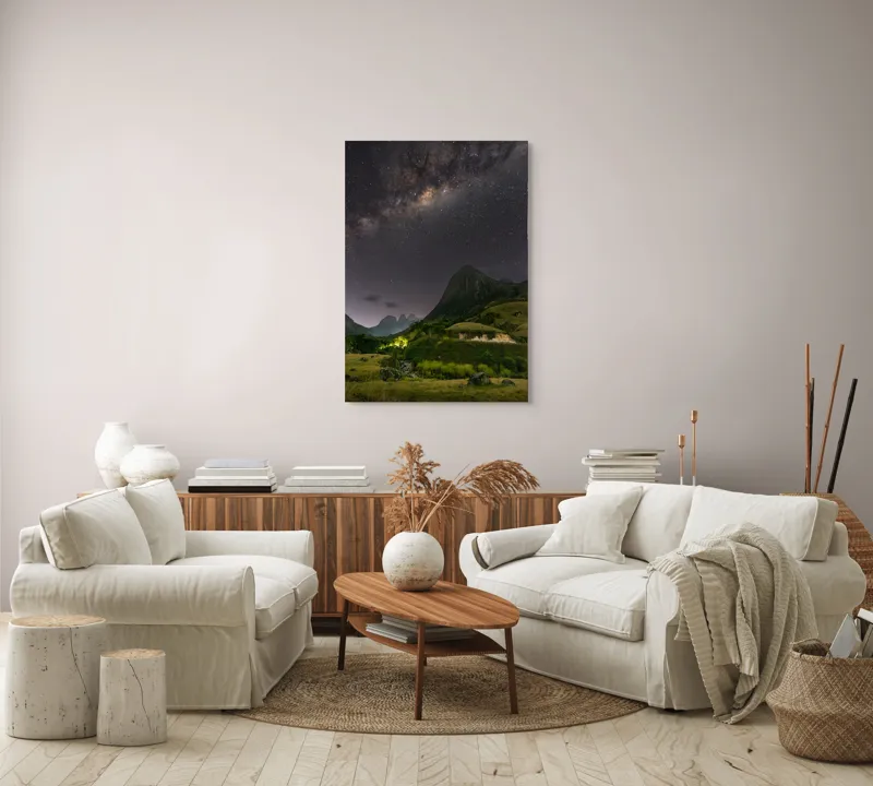 Tablou Canvas, "Luminile tainice ale universului umbrit", 70 x 100 cm – poza 4