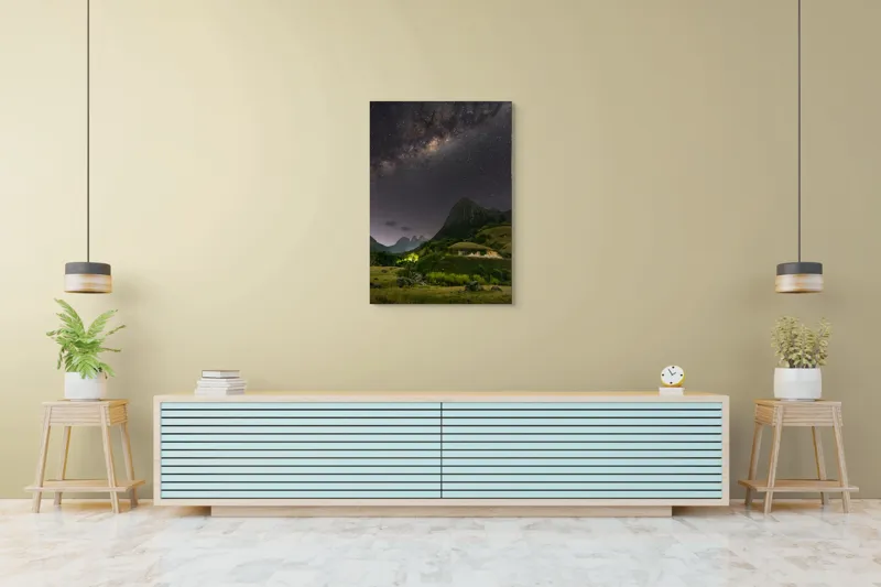 Tablou Canvas, "Luminile tainice ale universului umbrit", 70 x 100 cm – poza 5