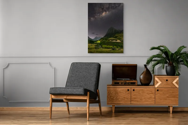 Tablou Canvas, "Luminile tainice ale universului umbrit", 70 x 100 cm – poza 6