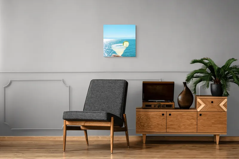 Tablou Canvas, Răsfăț estival pe valuri senine, 50 x 50 cm – poza 6