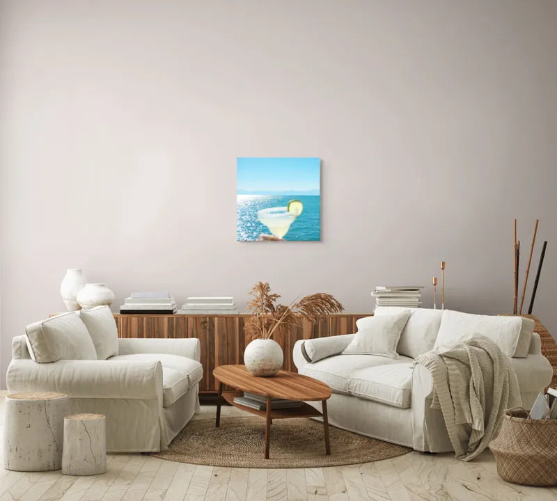 Tablou Canvas, Răsfăț estival pe valuri senine, 50 x 50 cm – poza 7
