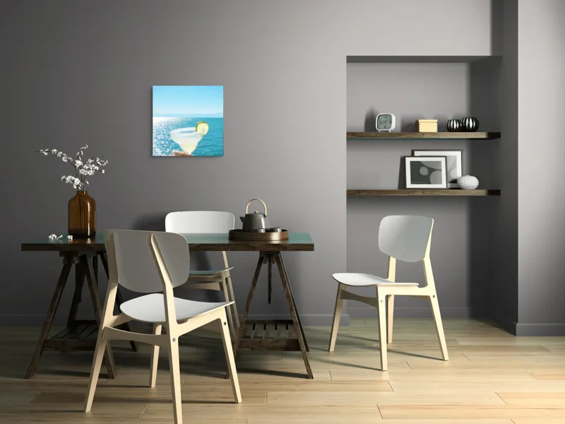 Tablou Canvas, Răsfăț estival pe valuri senine, 50 x 50 cm – poza 8
