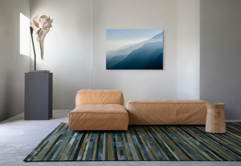 Tablou Canvas, "Umbrele Măreției Munților Pătrunzători", 100 x 70 cm – poza 7