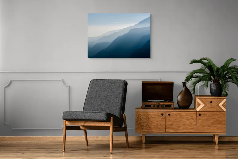 Tablou Canvas, "Umbrele Măreției Munților Pătrunzători", 100 x 70 cm – poza 8