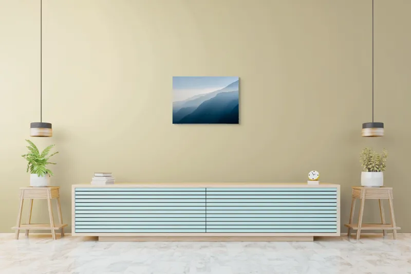 Tablou Canvas, "Umbrele Măreției Munților Pătrunzători", 70 x 50 cm – poza 7