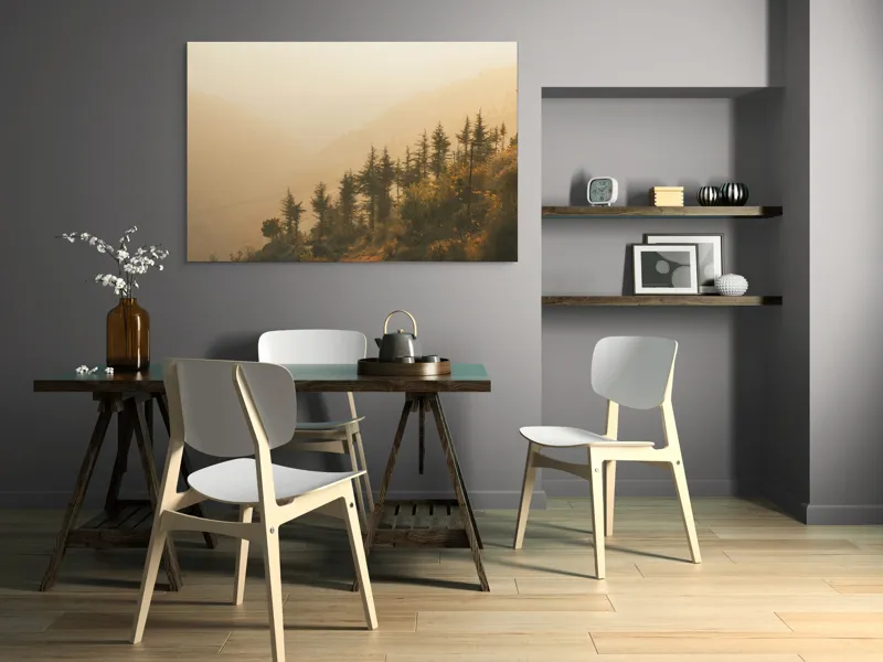 Tablou Canvas, "Respirația lină a dimineții aurii", 150 x 100 cm – poza 5