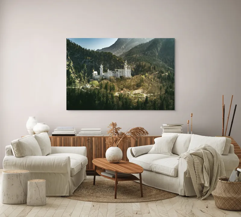 Tablou Canvas Castel viselor în lumina dimineții, 150 x 100 cm – poza 3