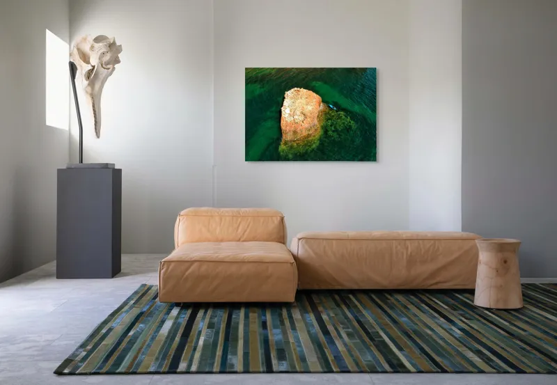 Tablou Canvas, "Insula Arămie în Marea de Smarald", 100 x 70 cm – poza 7