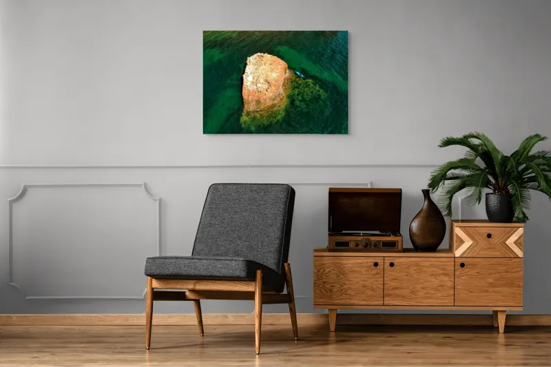 Tablou Canvas, "Insula Arămie în Marea de Smarald", 100 x 70 cm – poza 8