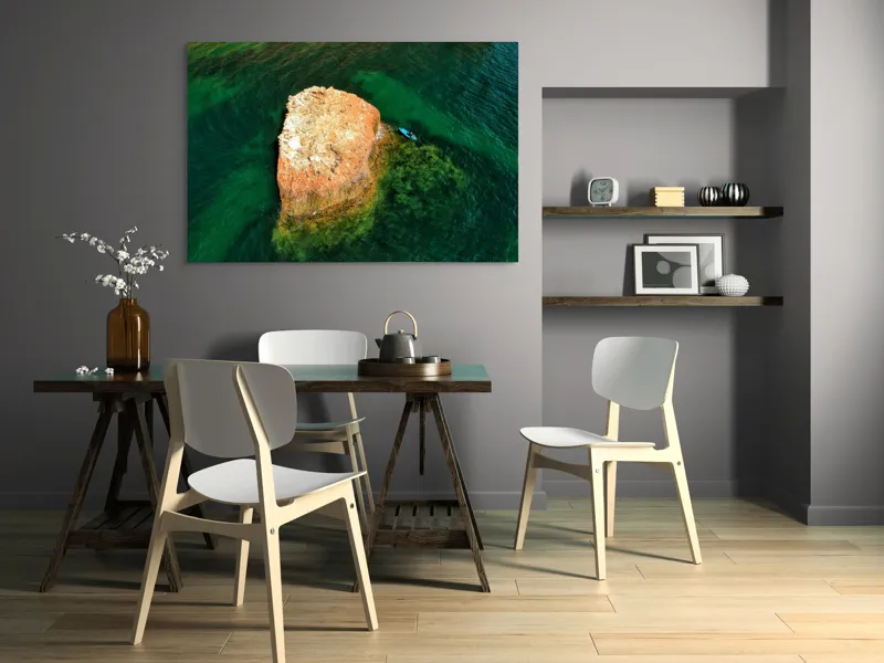 Tablou Canvas, "Insula Arămie în Marea de Smarald", 150 x 100 cm – poza 5