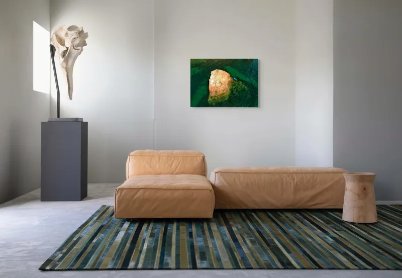 Tablou Canvas, "Insula Arămie în Marea de Smarald", 70 x 50 cm – poza 8
