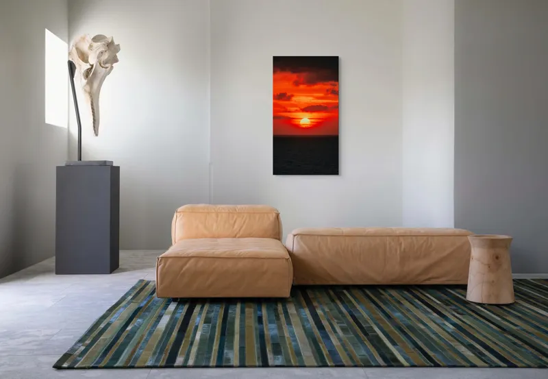 Tablou Canvas, "Soare apus în oceanul roșu", 50 x 90 cm – poza 5