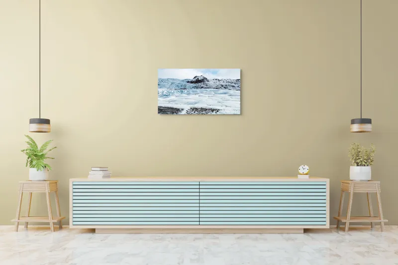 Tablou Canvas, "Călătorie prin regatul înghețat al timpului", 90 x 50 cm – poza 5