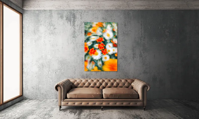 Tablou Canvas, "Vârtejul Vifor Floristic al Verii", 100 x 150 cm – poza 6