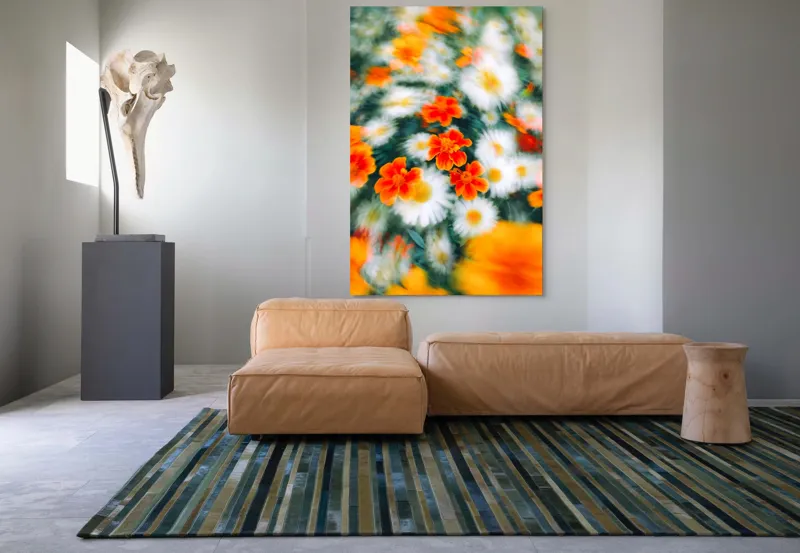 Tablou Canvas, "Vârtejul Vifor Floristic al Verii", 100 x 150 cm – poza 7