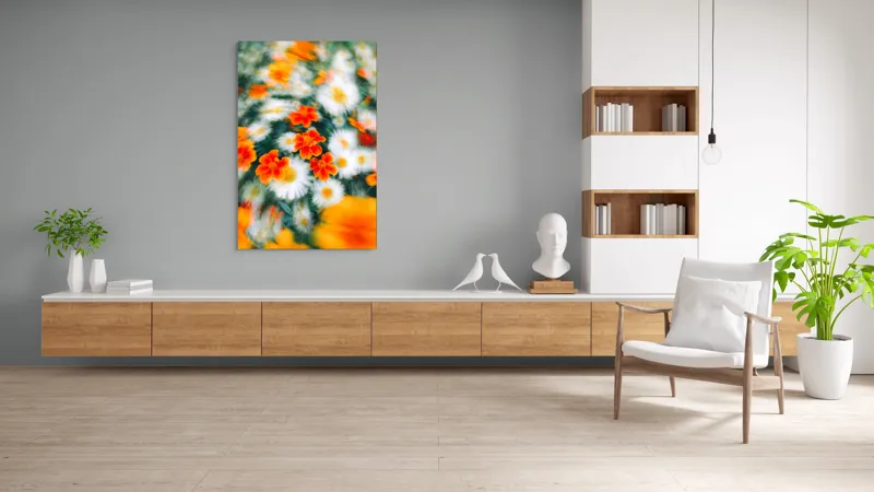Tablou Canvas, "Vârtejul Vifor Floristic al Verii", 100 x 150 cm – poza 8