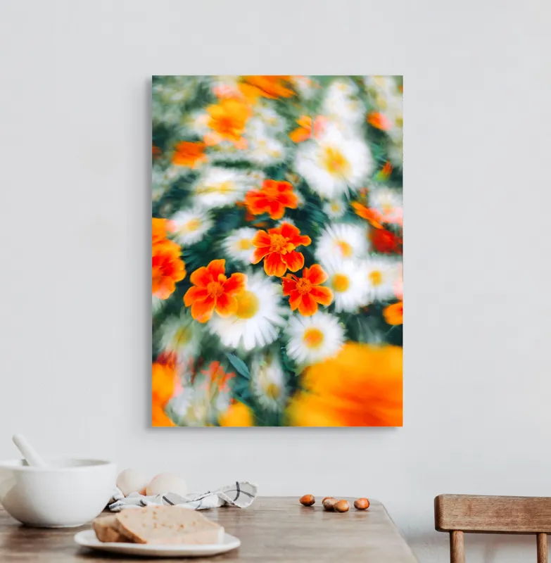 Tablou Canvas, "Vârtejul Vifor Floristic al Verii", 50 x 70 cm – poza 3