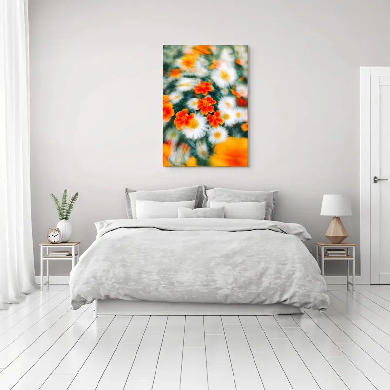Tablou Canvas, "Vârtejul Vifor Floristic al Verii", 70 x 100 cm – poza 3