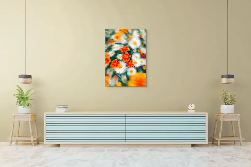 Tablou Canvas, "Vârtejul Vifor Floristic al Verii", 70 x 100 cm – poza 5