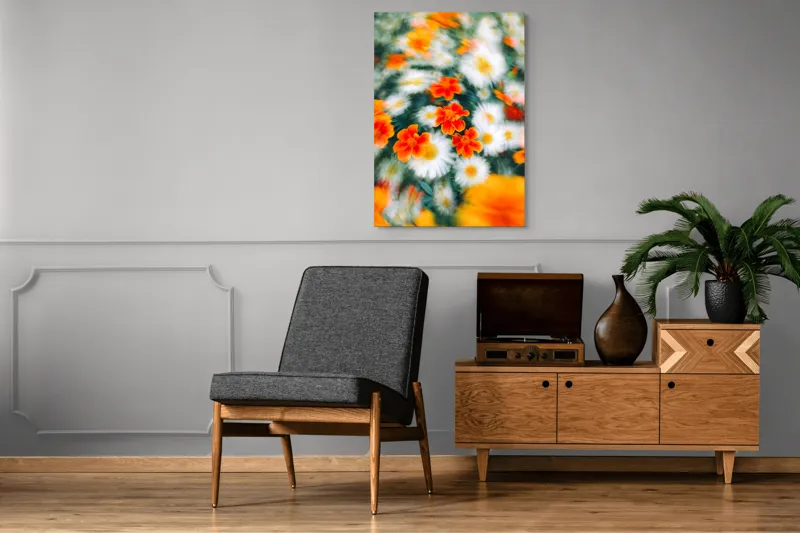 Tablou Canvas, "Vârtejul Vifor Floristic al Verii", 70 x 100 cm – poza 6