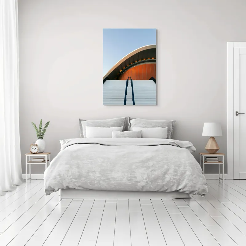 Tablou Canvas, "Armonia formelor în ascensiune arhitecturală", 70 x 100 cm – poza 3