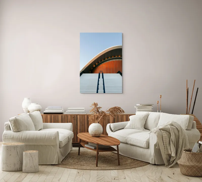 Tablou Canvas, "Armonia formelor în ascensiune arhitecturală", 70 x 100 cm – poza 4