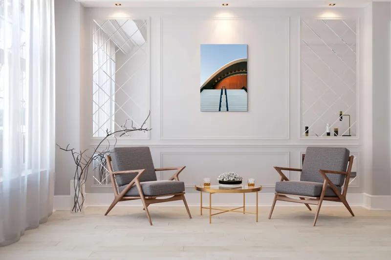 Tablou Canvas, "Armonia formelor în ascensiune arhitecturală", 70 x 100 cm – poza 8