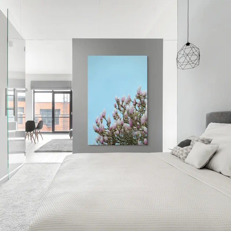 Tablou Canvas, "Muguri de magnolie sub cer senin", 100 x 150 cm – poza 5