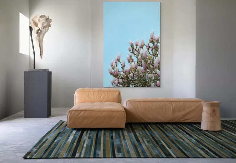 Tablou Canvas, "Muguri de magnolie sub cer senin", 100 x 150 cm – poza 7