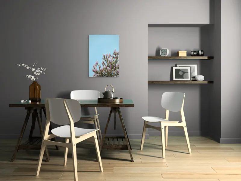 Tablou Canvas, "Muguri de magnolie sub cer senin", 50 x 70 cm – poza 5