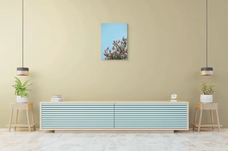 Tablou Canvas, "Muguri de magnolie sub cer senin", 50 x 70 cm – poza 6
