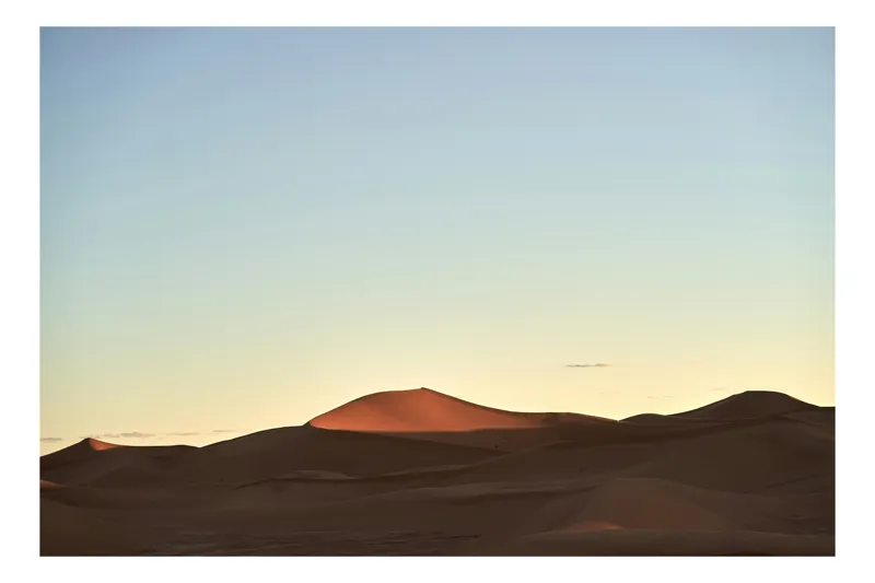 Tablou Canvas pe tema Dune aurii sub cer senin, 90 x 50 cm
