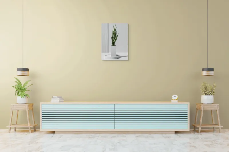Tablou Canvas Minimalist Nordic Verde și Alb, 50 x 70 cm – poza 6