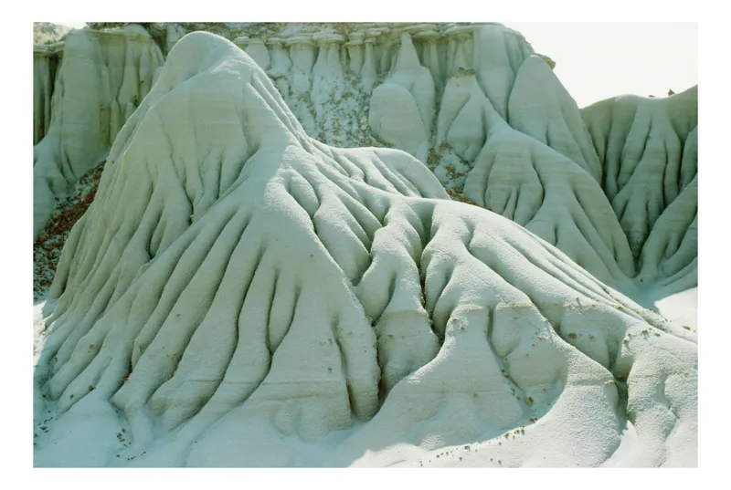 Tablou Canvas, "Forme sculptate de vânt și apă", Forme, Eroziune, Piatră, Peisaj, Structuri, Natură, Texturi, Munți, Relief, Depresiune, 100 x 100 cm