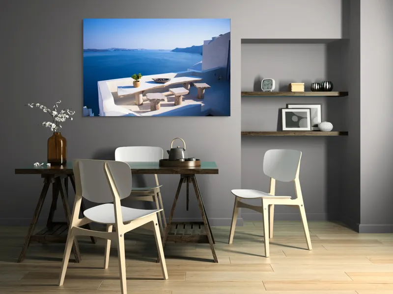 Tablou Canvas, Priveliște la Marea Egee, , Decorativ, 150 x 100 cm – poza 5