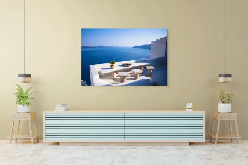 Tablou Canvas, Priveliște la Marea Egee, , Decorativ, 150 x 100 cm – poza 6
