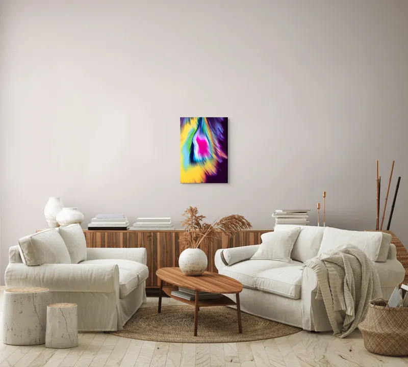 Tablou Canvas Abstract Multicolor pentru Decorarea Interiorului, 39 x 54 cm – poza 5