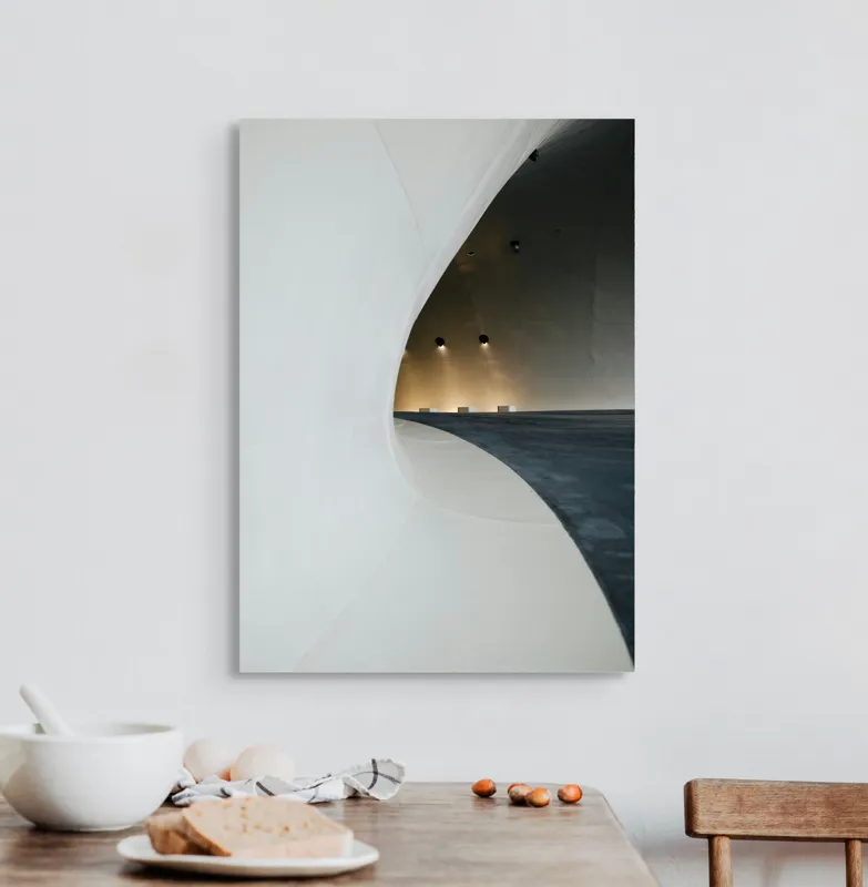 Tablou Canvas, Design Abstract, , Alb, 50 x 70 cm