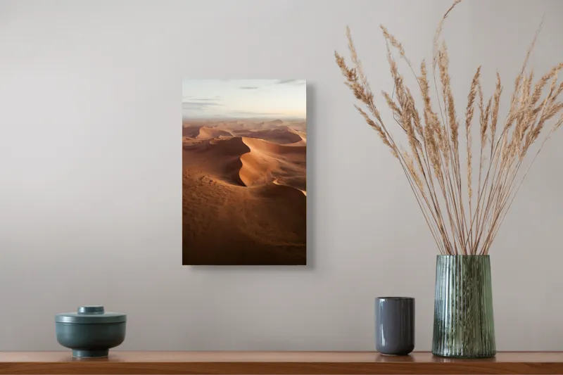 Tablou Canvas Dansul veșnic al dunelor aurii, 26 x 39 cm – poza 5