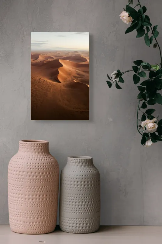 Tablou Canvas Dansul veșnic al dunelor aurii, 26 x 39 cm – poza 6